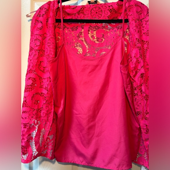 NWT Nanette Fuchsia Top - Picture 4 of 5